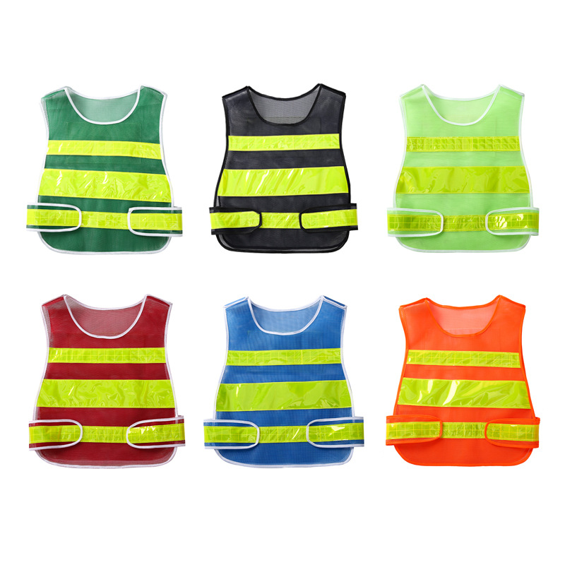 WV-002M Kids Reflective Vests Outdoor Use