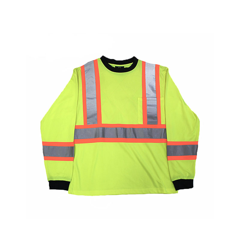 WT-005L High-Visibility Reflective Long-Sleeve Shirt for Outdoor Sports