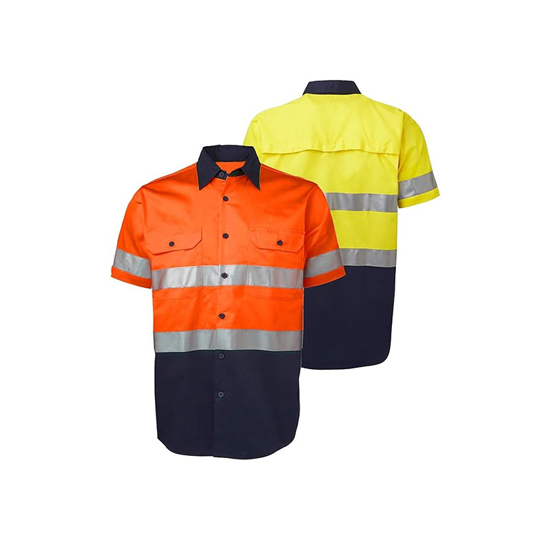 WT-008S High Visibility Reflective Safety Shirt for Men - Hi Vis Class 3 ANSI II