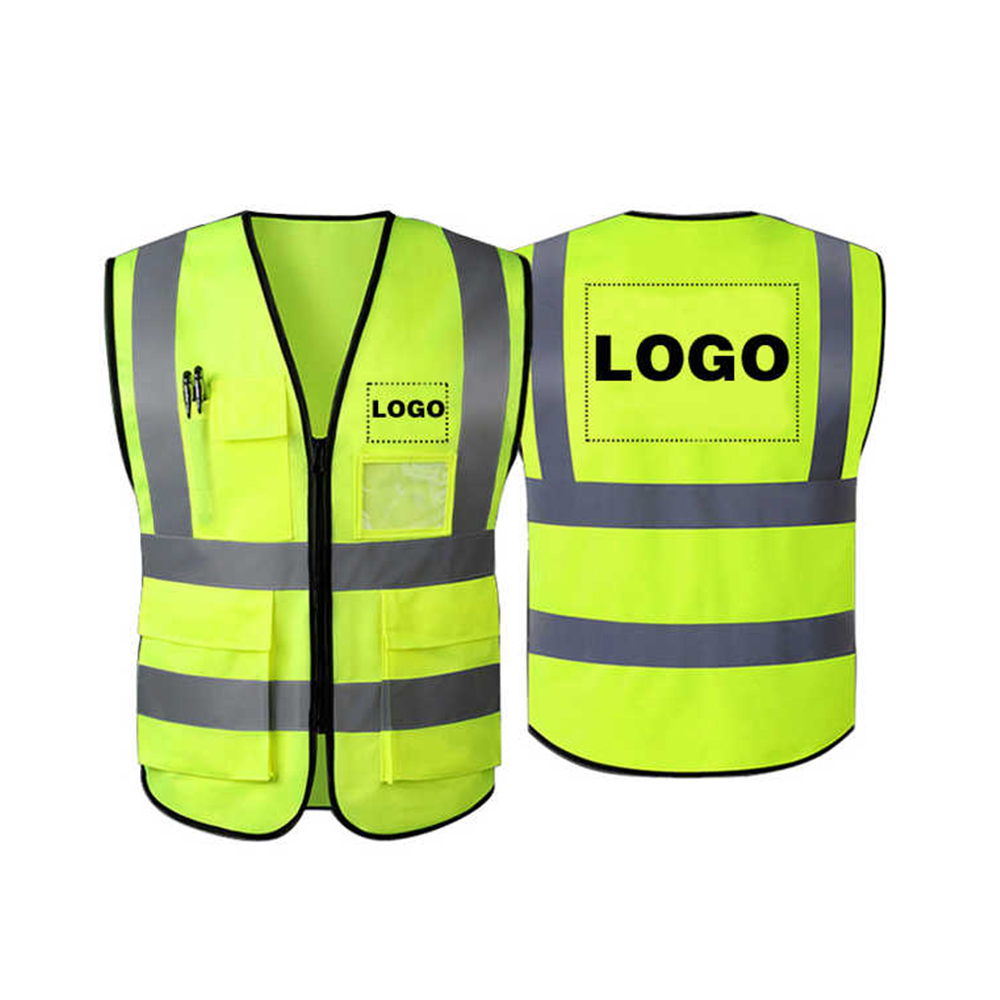 Customizable Reflective Safety Vests and Helmets with Logo Printing | Enhance Workplace Safety